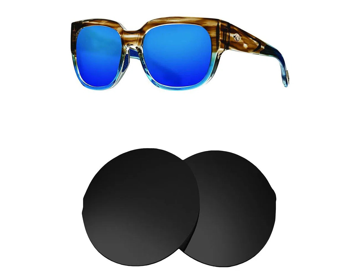 Costa Del Mar Waterwoman-Replacement Lenses-Volcanic Black-Non-Polarized-Seek Optics