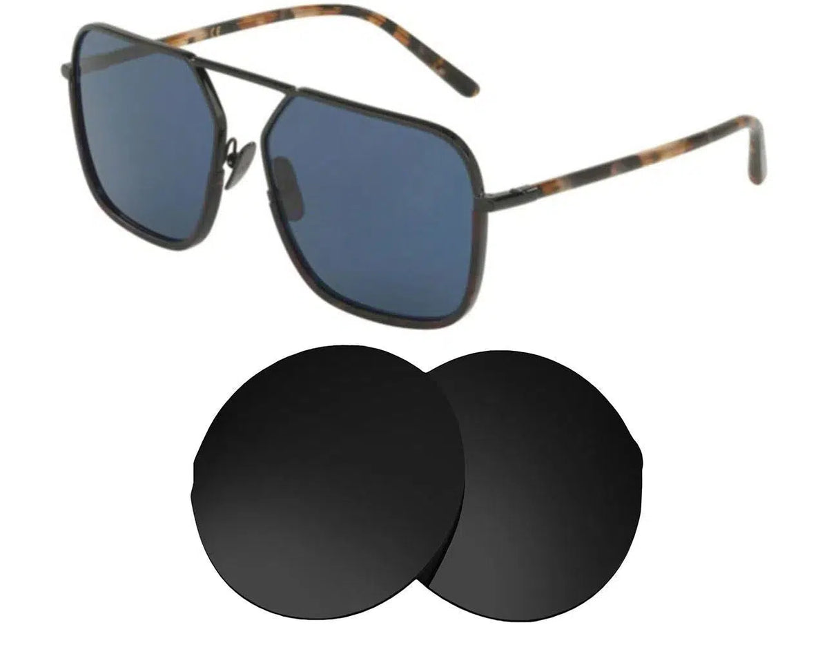 D&G DG 2193-Replacement Lenses-Volcanic Black-Non-Polarized-Seek Optics