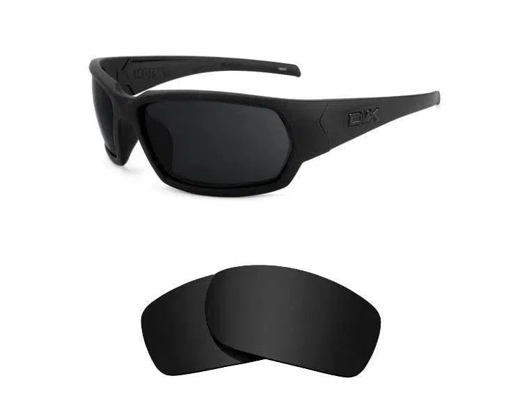 DVX Eyewear Mojave-Replacement Lenses-Volcanic Black-Non-Polarized-Seek Optics