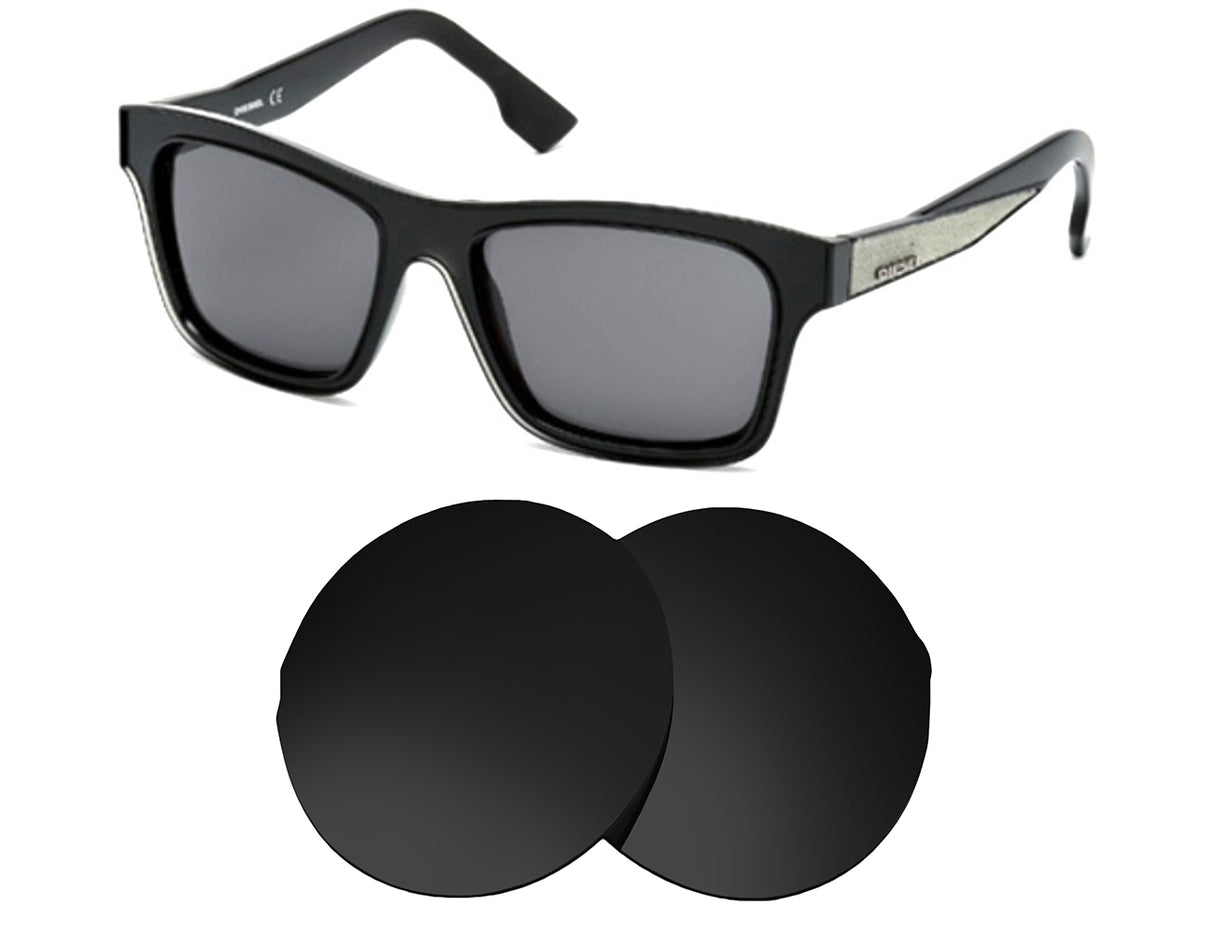 Diesel DL 0071-Replacement Lenses-Volcanic Black-Non-Polarized-Seek Optics