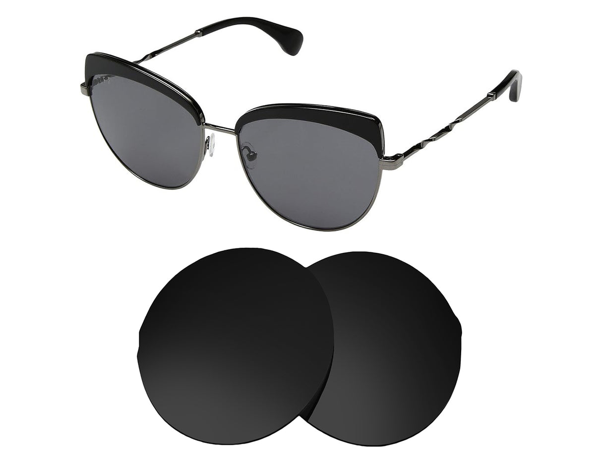 Diff Eyewear Izzy-Replacement Lenses-Volcanic Black-Non-Polarized-Seek Optics