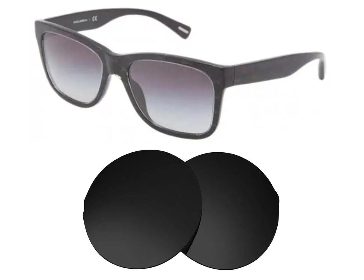 Dolce & Gabbana DG 4158P-Replacement Lenses-Volcanic Black-Non-Polarized-Seek Optics