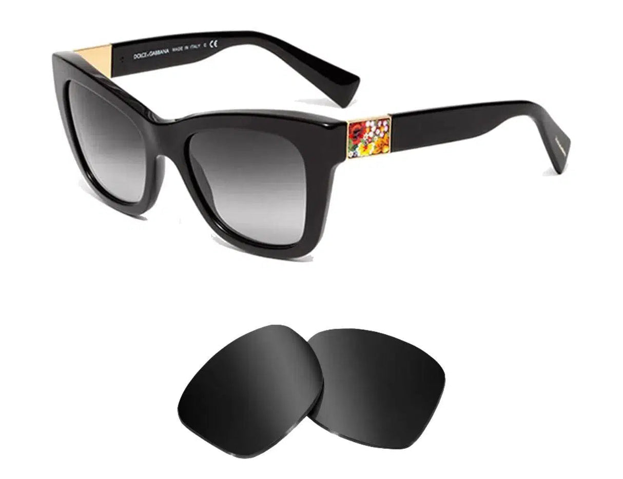 Dolce & Gabbana DG 4214-Replacement Lenses-Volcanic Black-Non-Polarized-Seek Optics