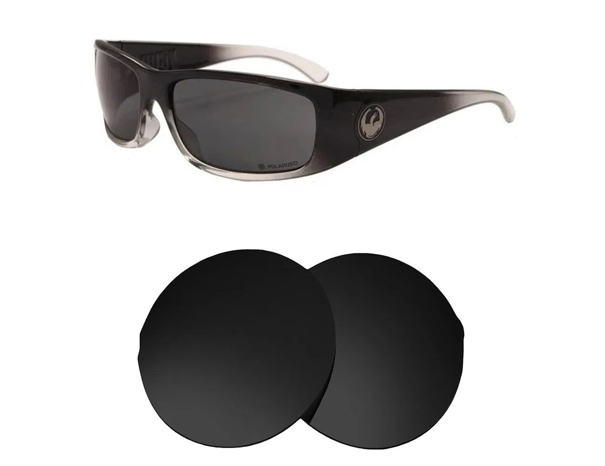 Dragon Dusk-Replacement Lenses-Volcanic Black-Non-Polarized-Seek Optics