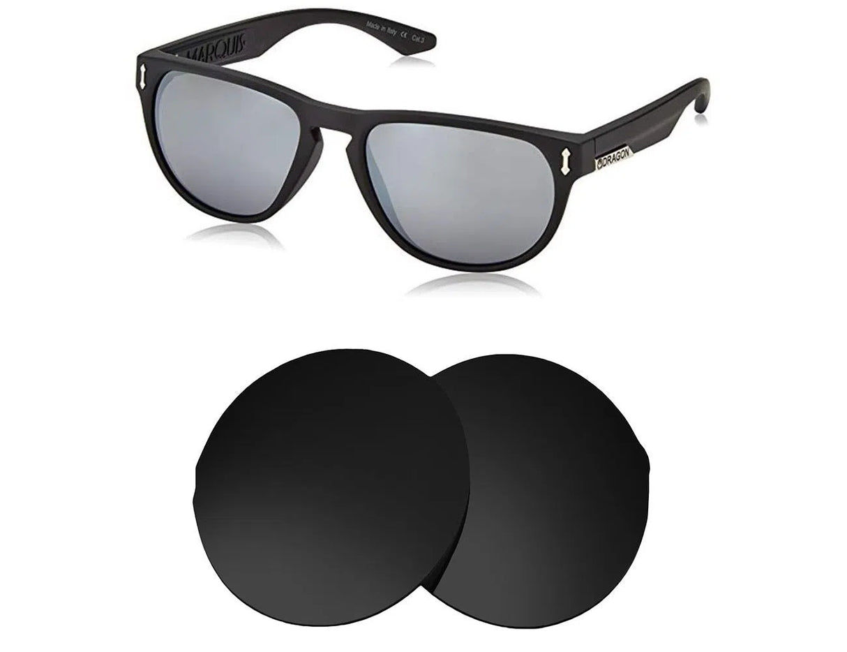Dragon Marquis-Replacement Lenses-Volcanic Black-Non-Polarized-Seek Optics