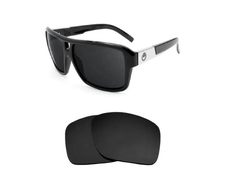 Dragon The Jam-Replacement Lenses-Volcanic Black-Non-Polarized-Seek Optics