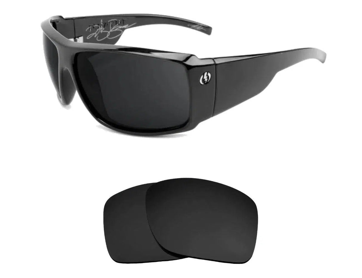 Electric D. Payne-Replacement Lenses-Volcanic Black-Non-Polarized-Seek Optics