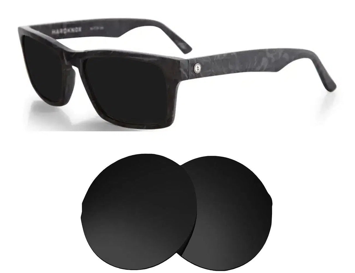 Electric Hardknox-Replacement Lenses-Volcanic Black-Non-Polarized-Seek Optics