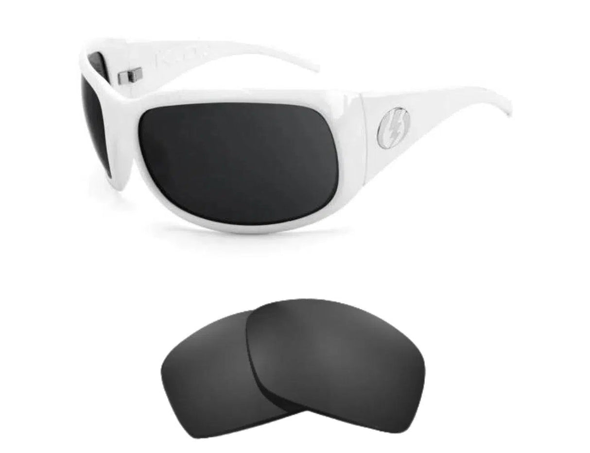 Electric K.O.-Replacement Lenses-Volcanic Black-Non-Polarized-Seek Optics