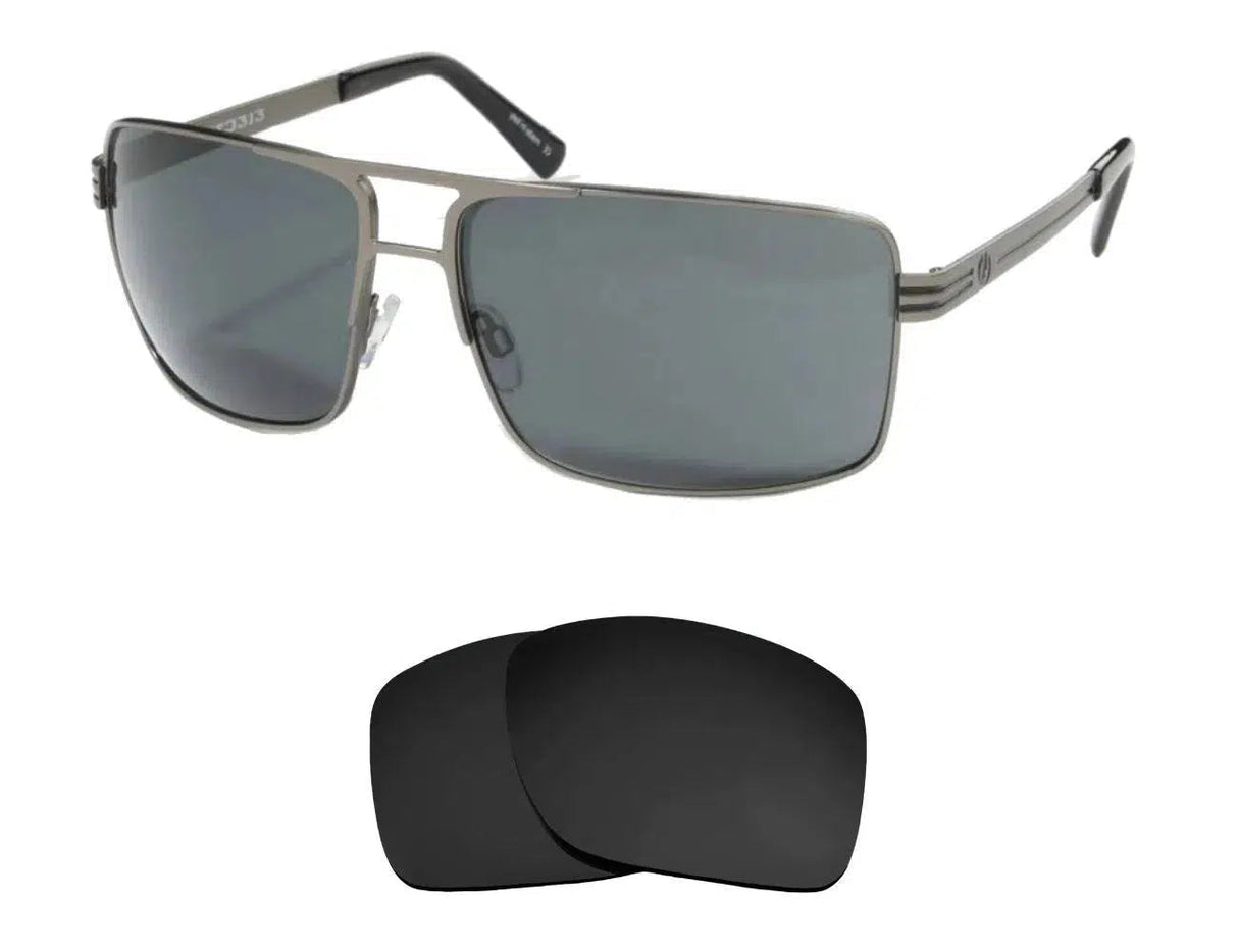 Electric Ohm-Replacement Lenses-Volcanic Black-Non-Polarized-Seek Optics