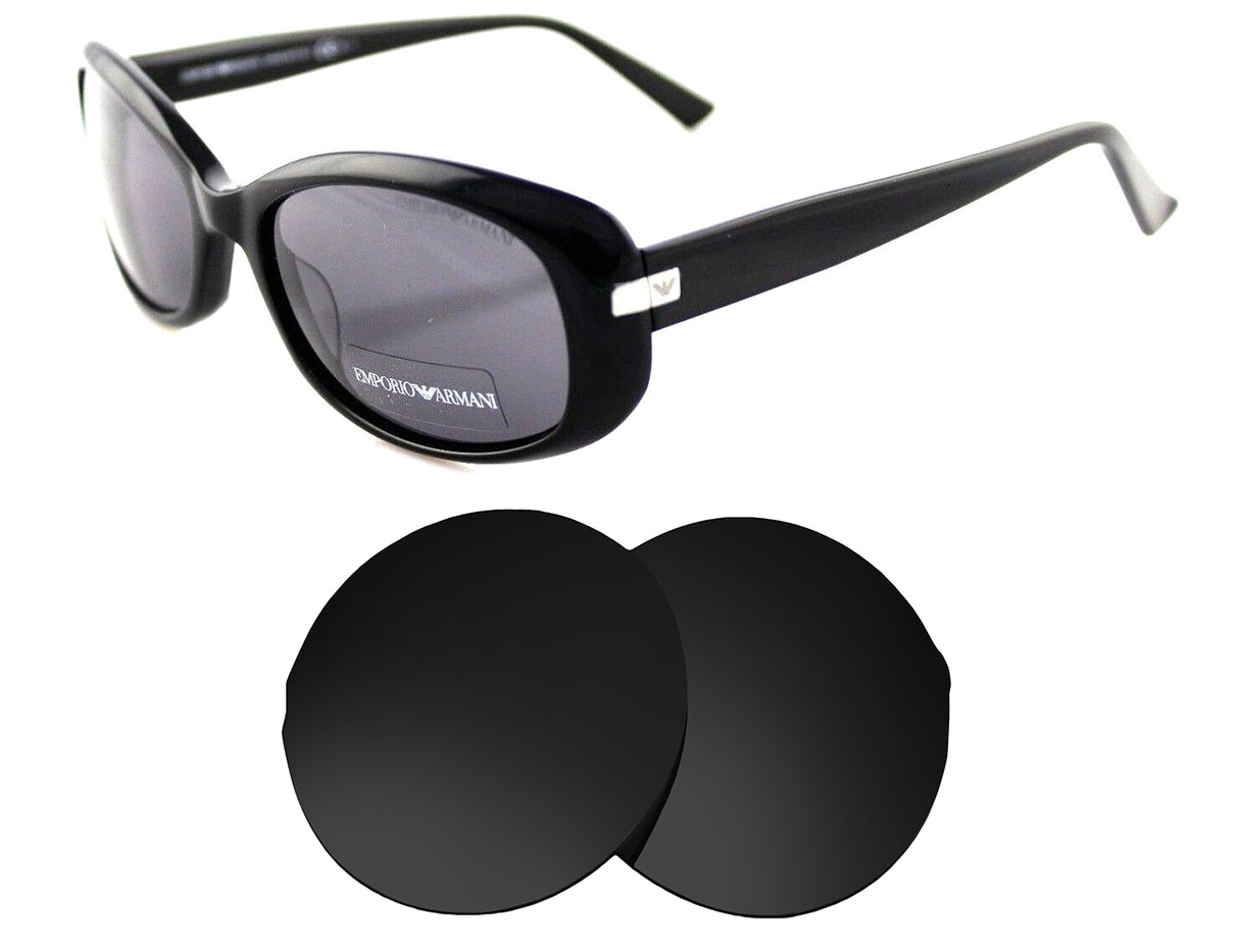 Emporio Armani EA9721/S-Replacement Lenses-Volcanic Black-Non-Polarized-Seek Optics