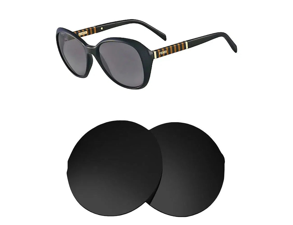 Fendi FS 5348-Replacement Lenses-Volcanic Black-Non-Polarized-Seek Optics