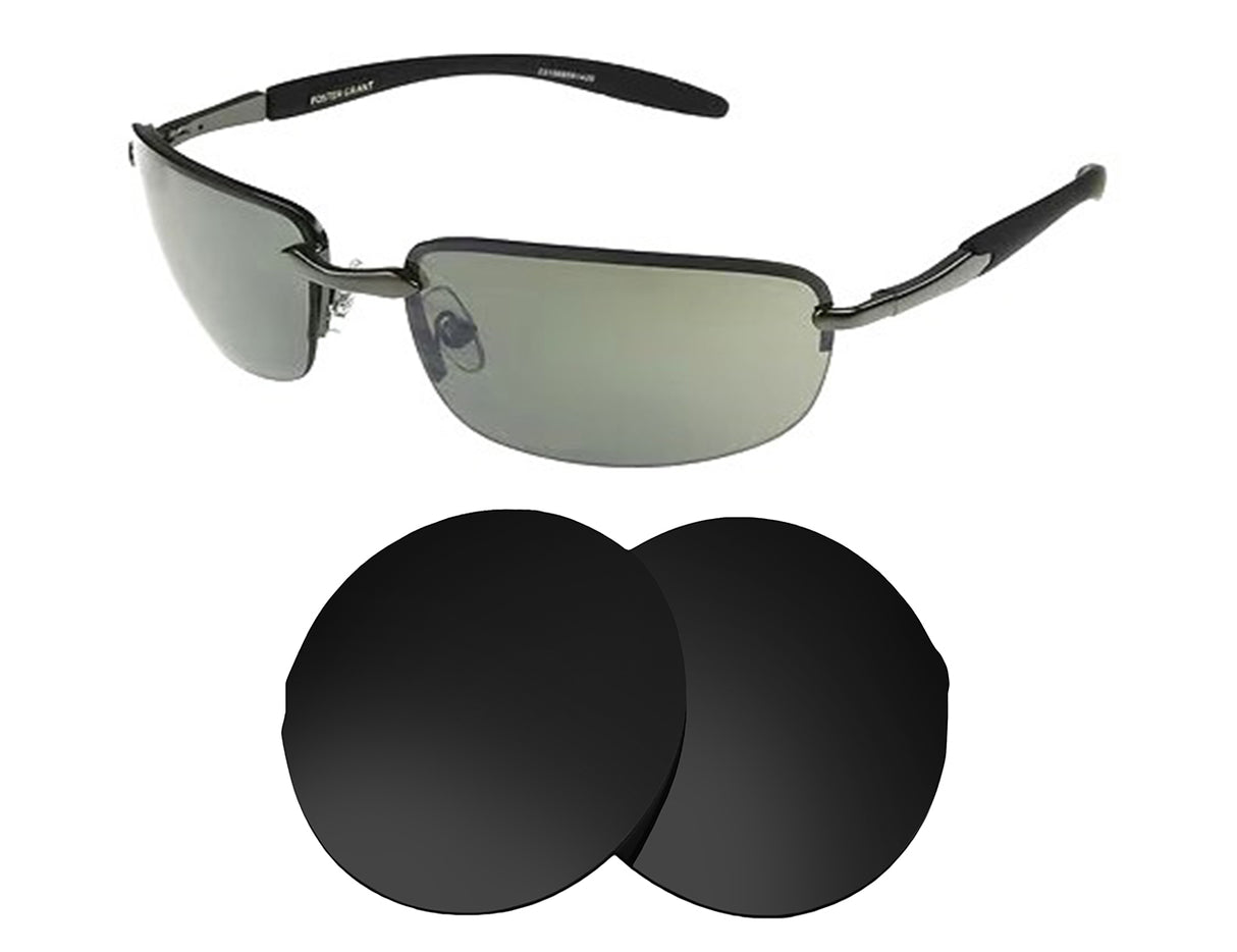 Foster Grant Valve MCV SR0919-Replacement Lenses-Volcanic Black-Non-Polarized-Seek Optics