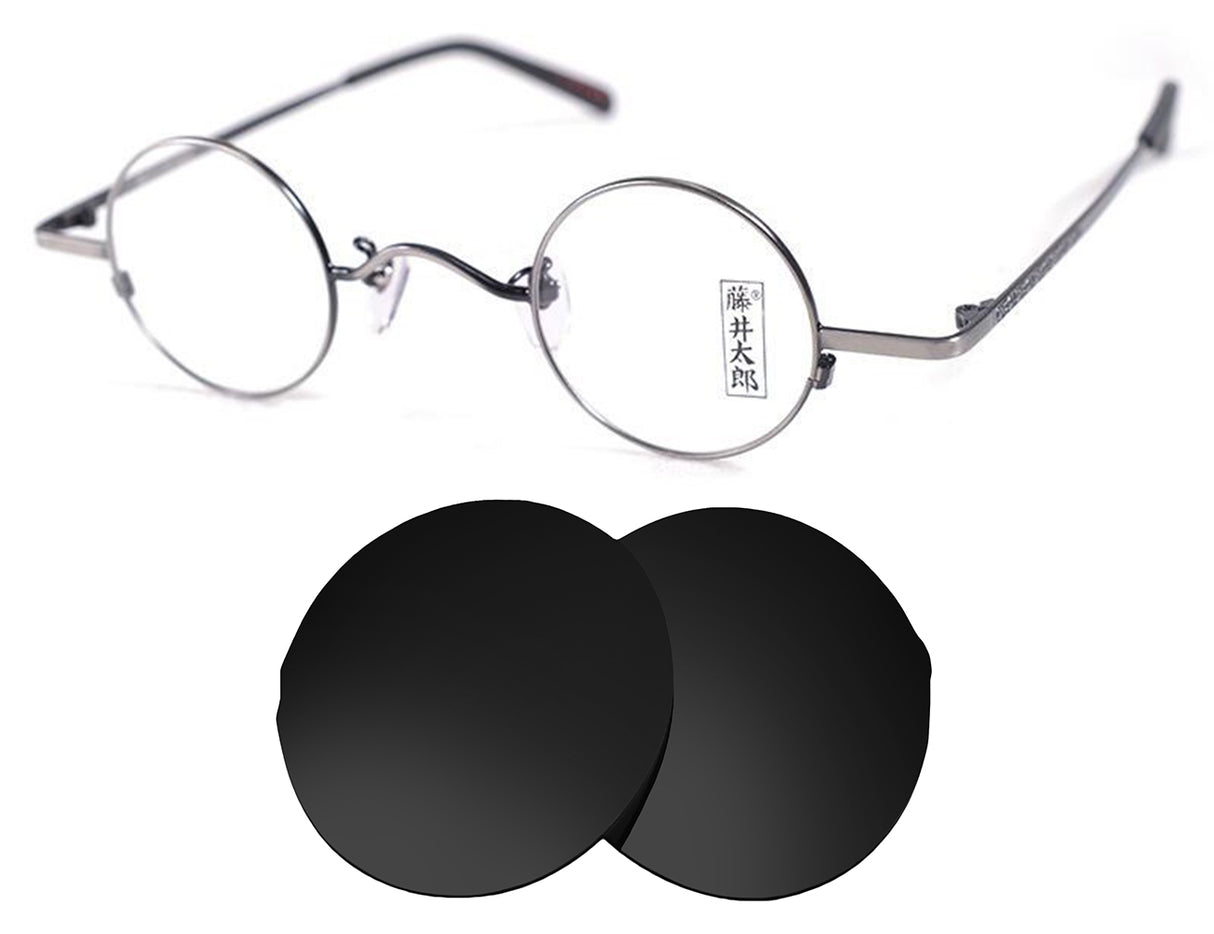Fujiitaro FT2219-Replacement Lenses-Volcanic Black-Non-Polarized-Seek Optics