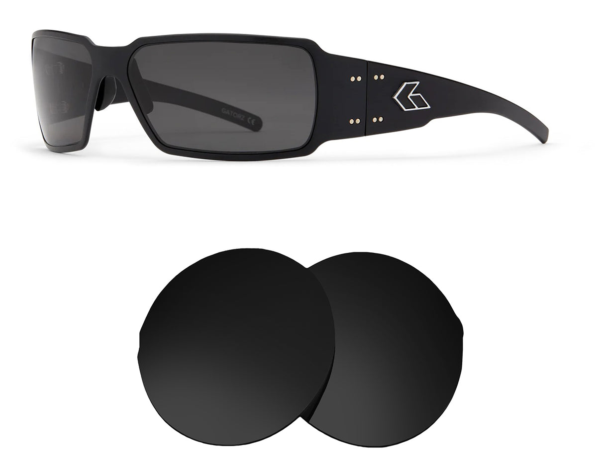 Gatorz Boxster-Replacement Lenses-Volcanic Black-Non-Polarized-Seek Optics