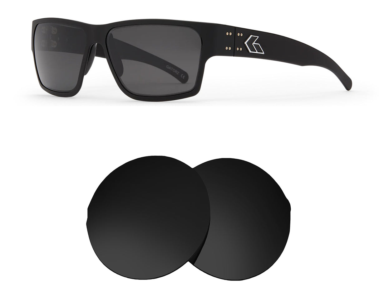 Gatorz Delta-Replacement Lenses-Volcanic Black-Non-Polarized-Seek Optics