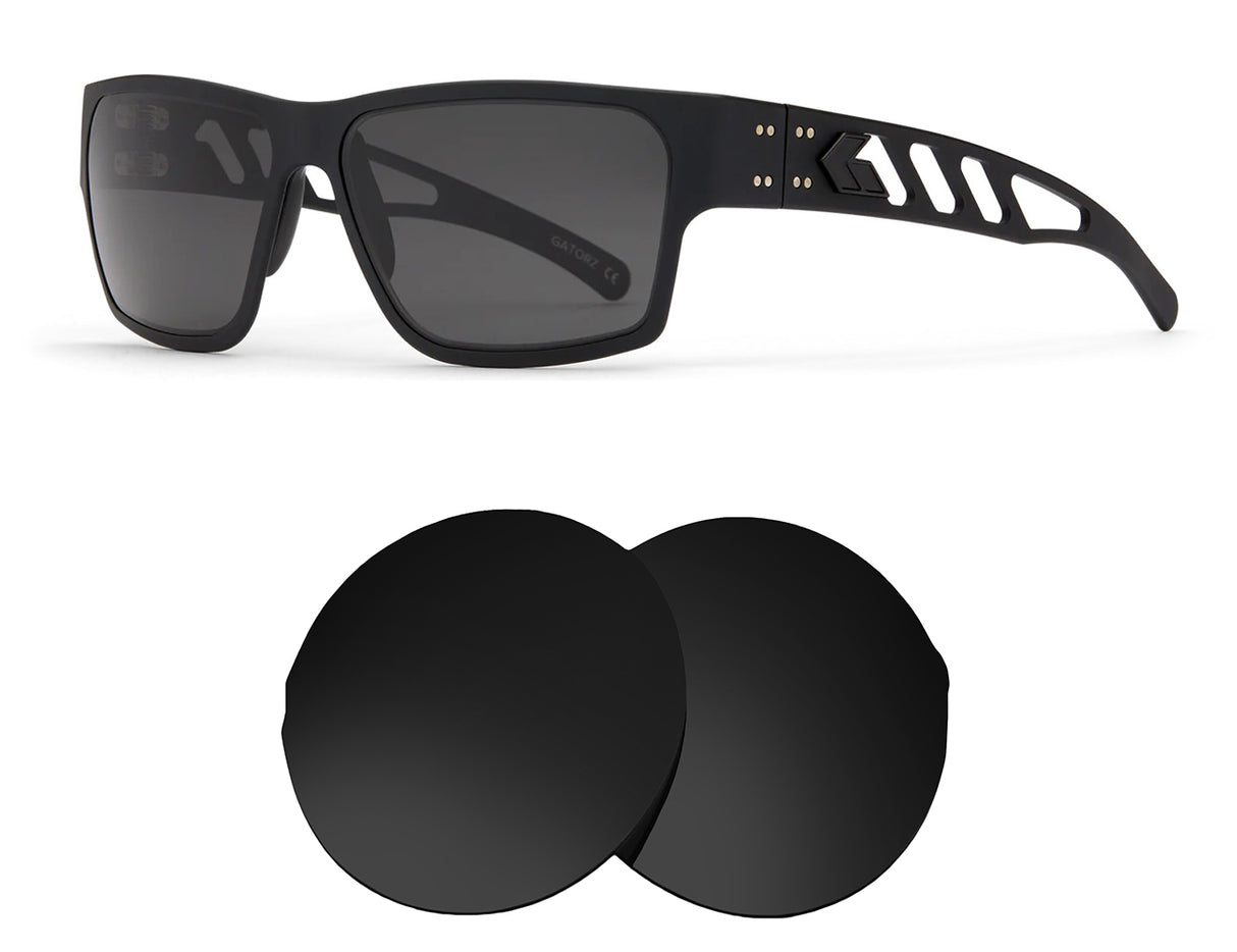 Gatorz Delta M4-Replacement Lenses-Volcanic Black-Non-Polarized-Seek Optics