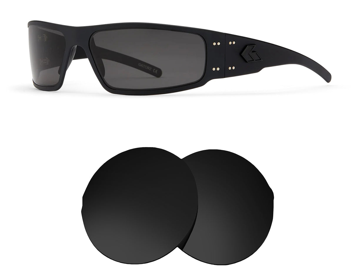 Gatorz Magnum-Replacement Lenses-Volcanic Black-Non-Polarized-Seek Optics