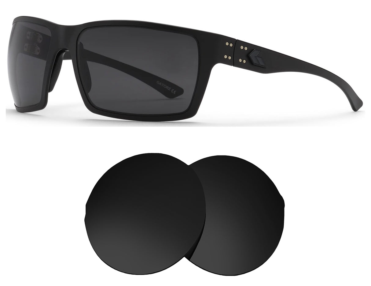 Gatorz Marauder-Replacement Lenses-Volcanic Black-Non-Polarized-Seek Optics