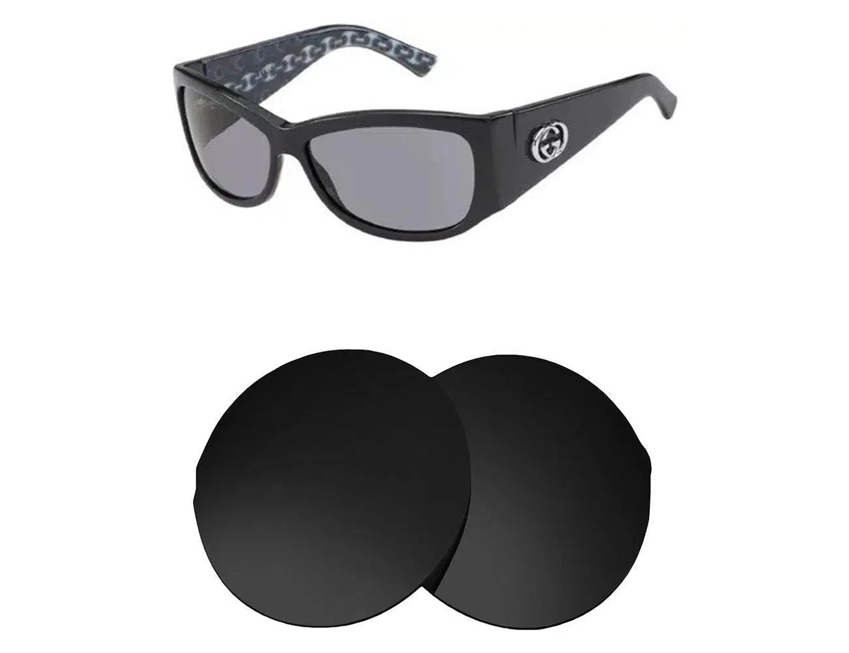 Gucci GG 2953/S-Replacement Lenses-Volcanic Black-Non-Polarized-Seek Optics