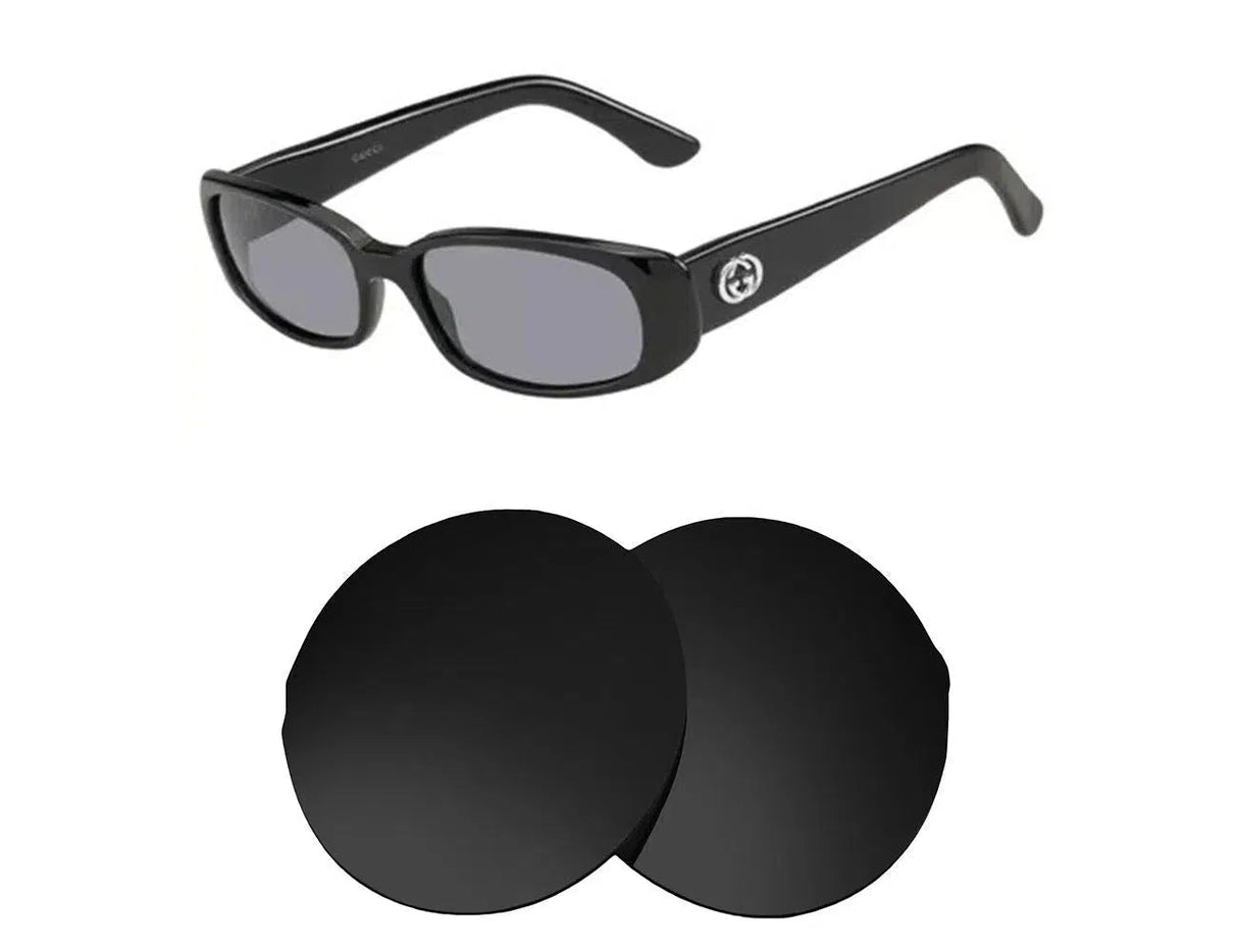 Gucci GG 2967/S-Replacement Lenses-Volcanic Black-Non-Polarized-Seek Optics