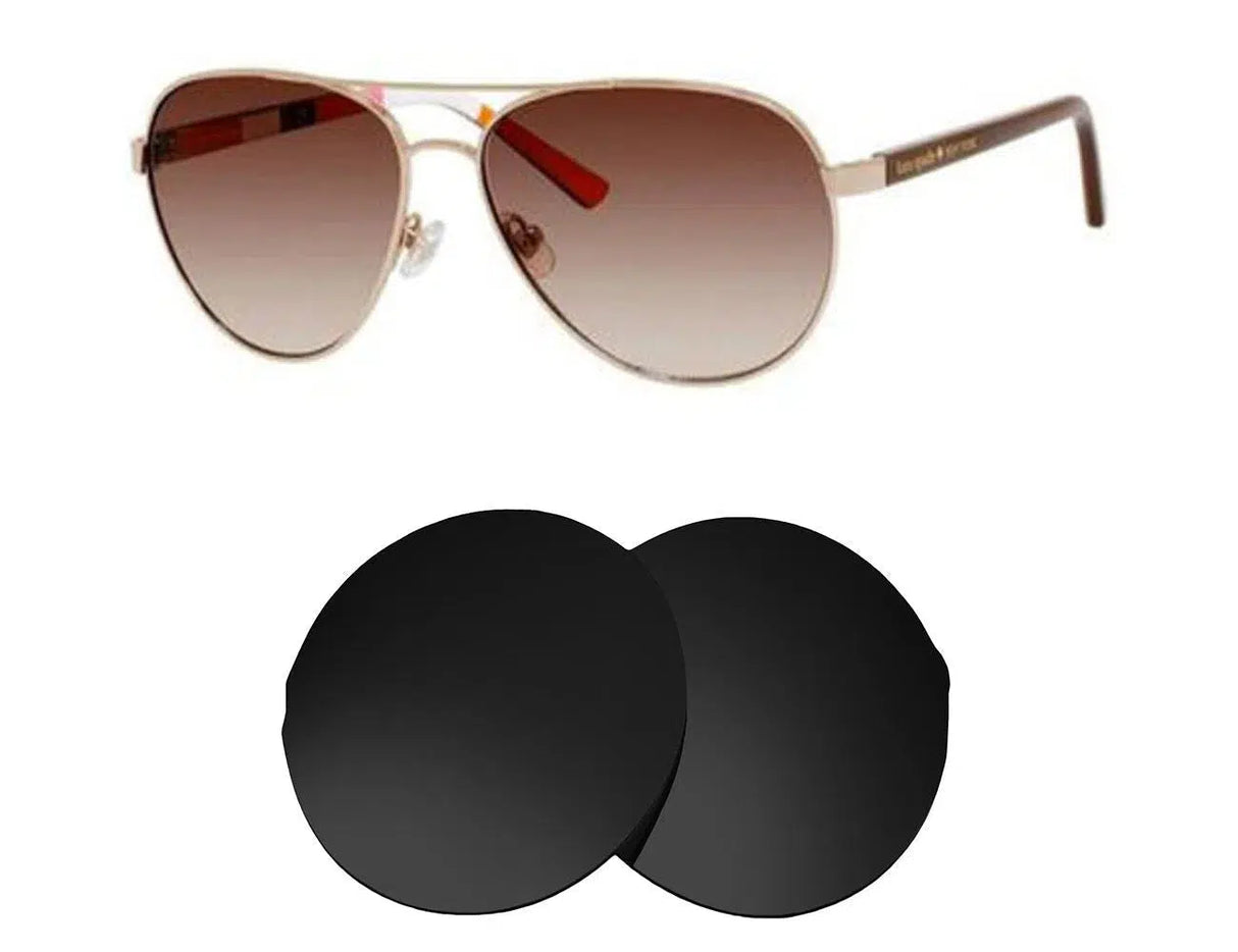 Kate Spade Blossom/O/S-Replacement Lenses-Volcanic Black-Non-Polarized-Seek Optics