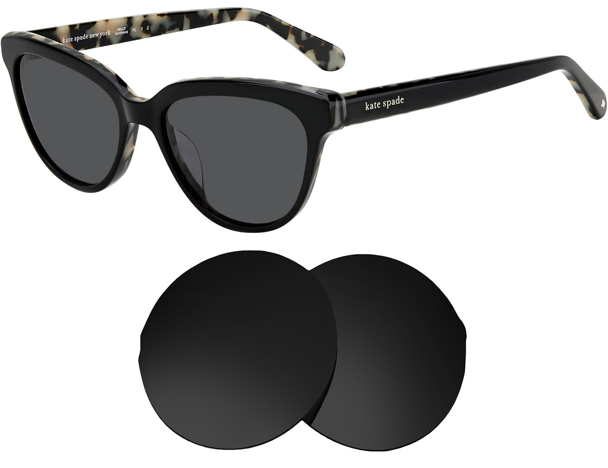Kate Spade Cheyenne/S-Replacement Lenses-Volcanic Black-Non-Polarized-Seek Optics