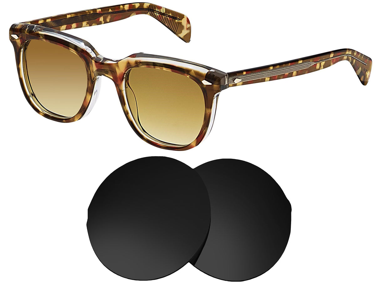 MOSCOT Yontif-Replacement Lenses-Volcanic Black-Non-Polarized-Seek Optics