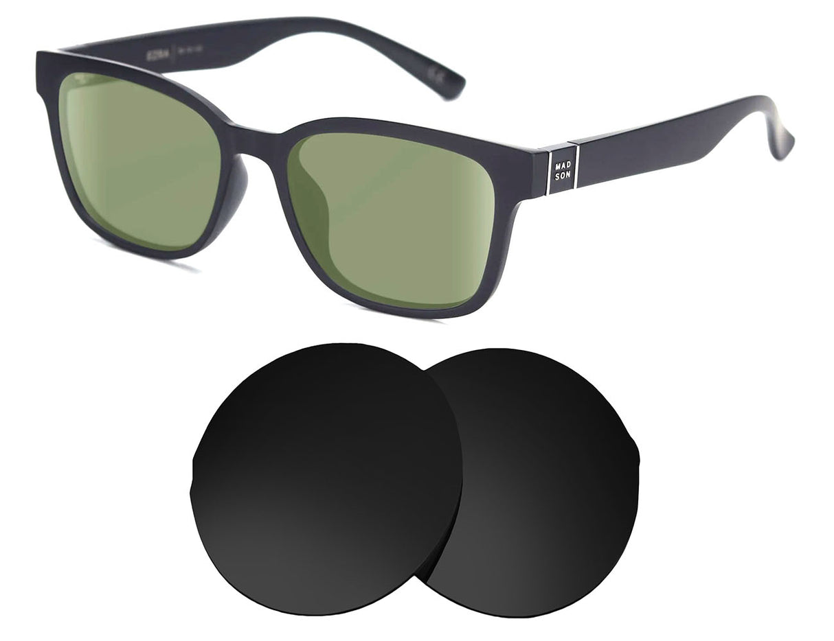 Madson Ezra-Replacement Lenses-Volcanic Black-Non-Polarized-Seek Optics
