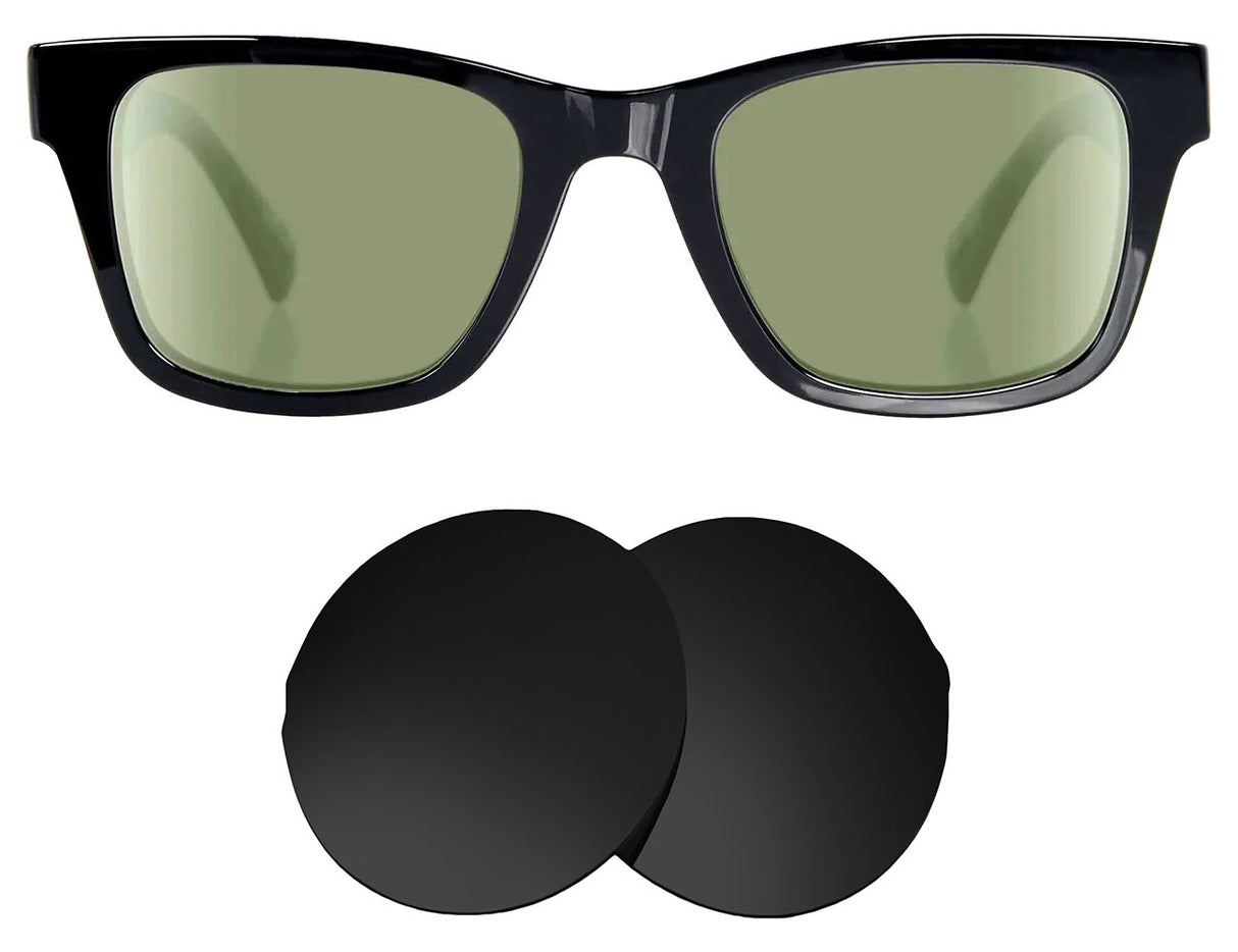 Madson Memphis-Replacement Lenses-Volcanic Black-Non-Polarized-Seek Optics
