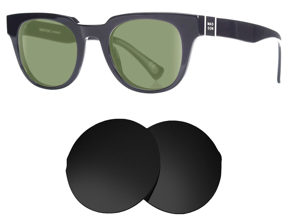 Madson Spector-Replacement Lenses-Volcanic Black-Non-Polarized-Seek Optics