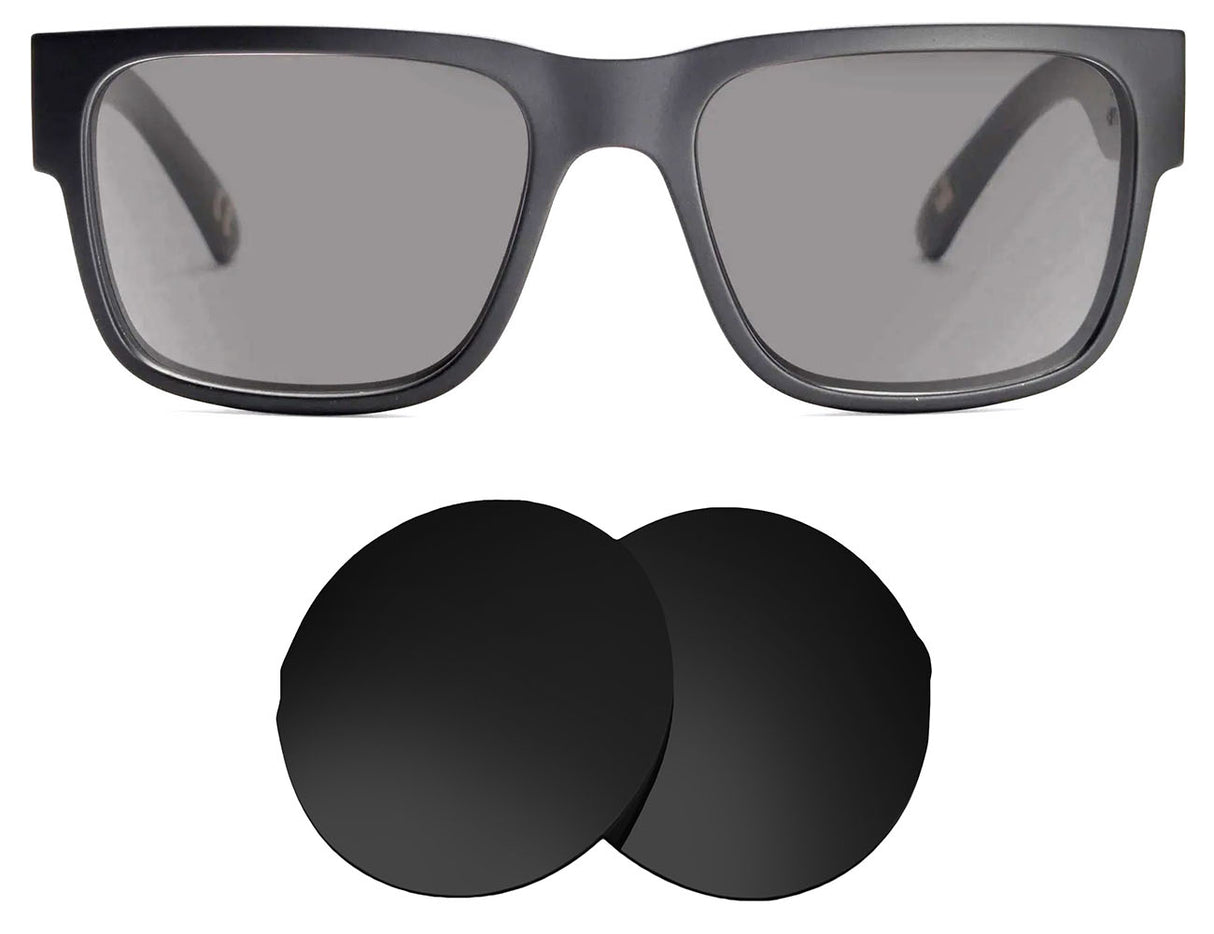 Madson Strut-Replacement Lenses-Volcanic Black-Non-Polarized-Seek Optics