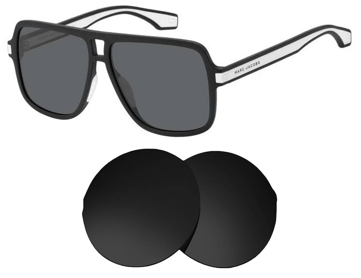 Marc Jacobs Marc 288 S-Replacement Lenses-Volcanic Black-Non-Polarized-Seek Optics