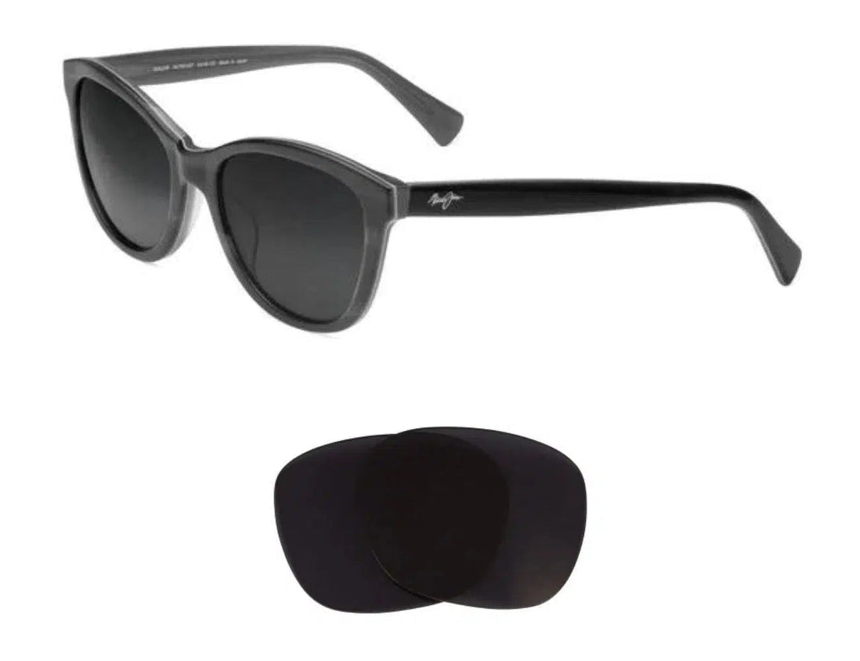 Maui Jim Canna MJ769-Replacement Lenses-Volcanic Black-Non-Polarized-Seek Optics