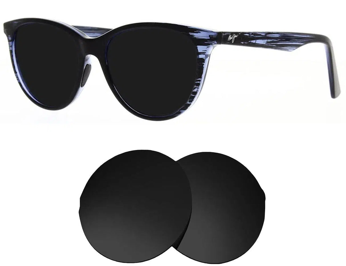 Maui Jim Cathedrals MJ782-Replacement Lenses-Volcanic Black-Non-Polarized-Seek Optics