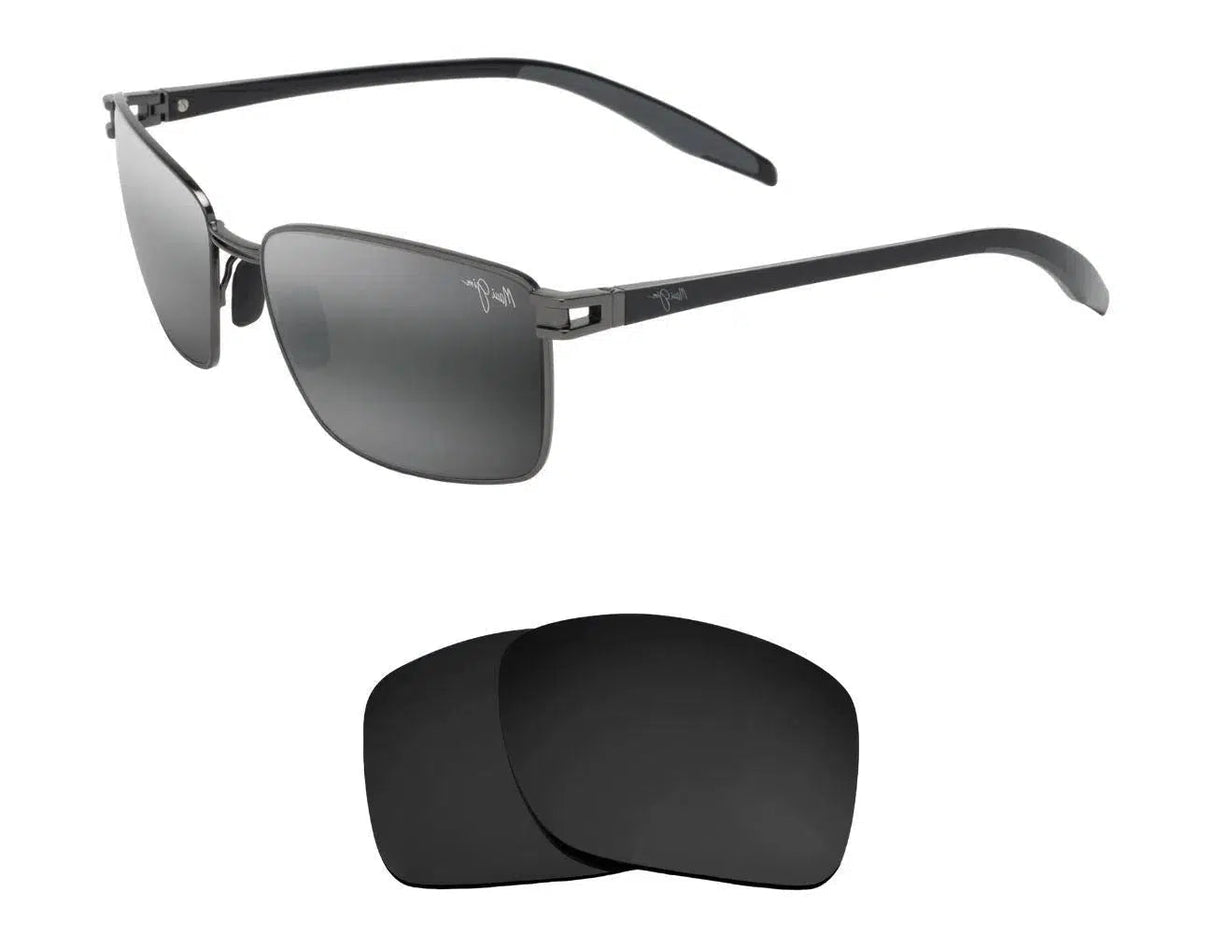Maui Jim Cove Park MJ531-Replacement Lenses-Volcanic Black-Non-Polarized-Seek Optics