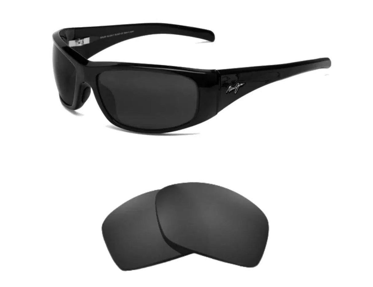 Maui Jim Dorado MJ259-Replacement Lenses-Volcanic Black-Non-Polarized-Seek Optics