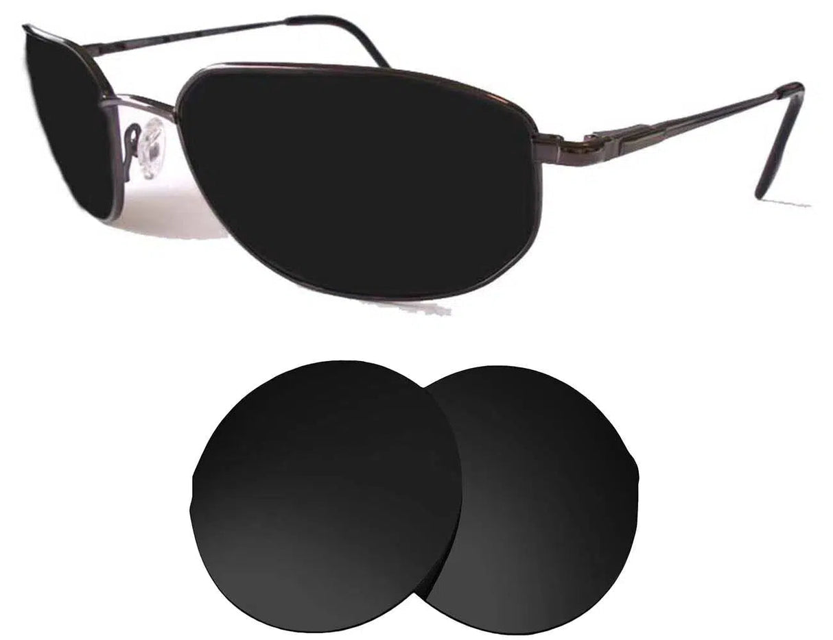 Maui Jim Koa MJ553-Replacement Lenses-Volcanic Black-Non-Polarized-Seek Optics