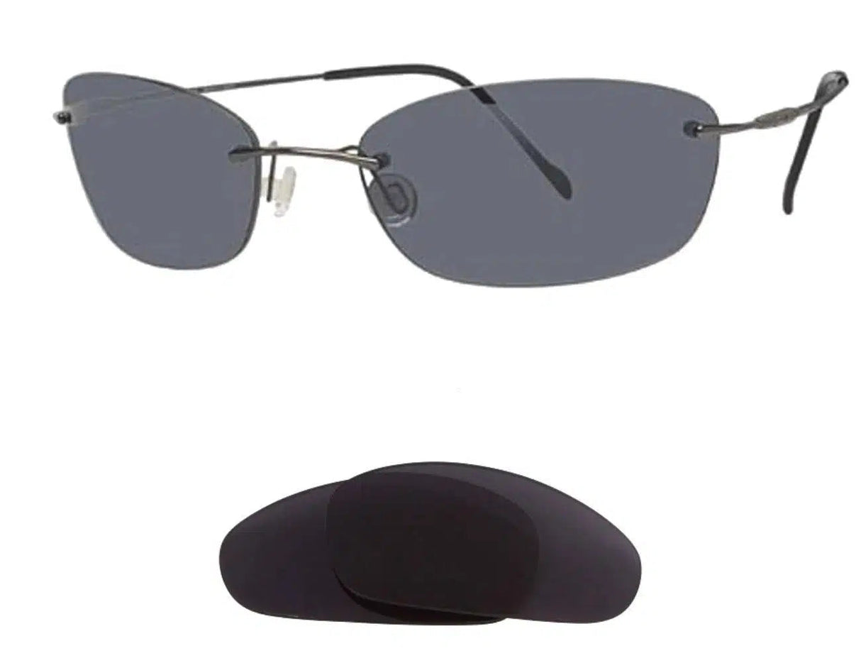 Maui Jim Kona MJ451-Replacement Lenses-Volcanic Black-Non-Polarized-Seek Optics