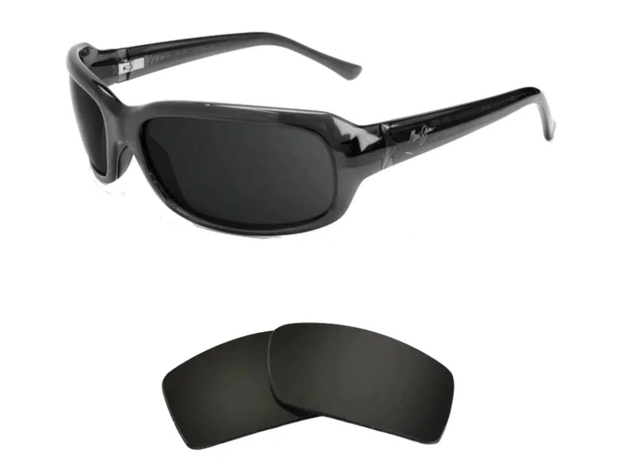 Maui Jim Lagoon MJ189-Replacement Lenses-Volcanic Black-Non-Polarized-Seek Optics
