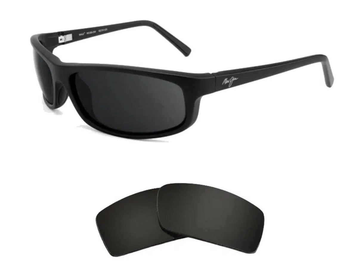 Maui Jim Legacy MJ183-Replacement Lenses-Volcanic Black-Non-Polarized-Seek Optics