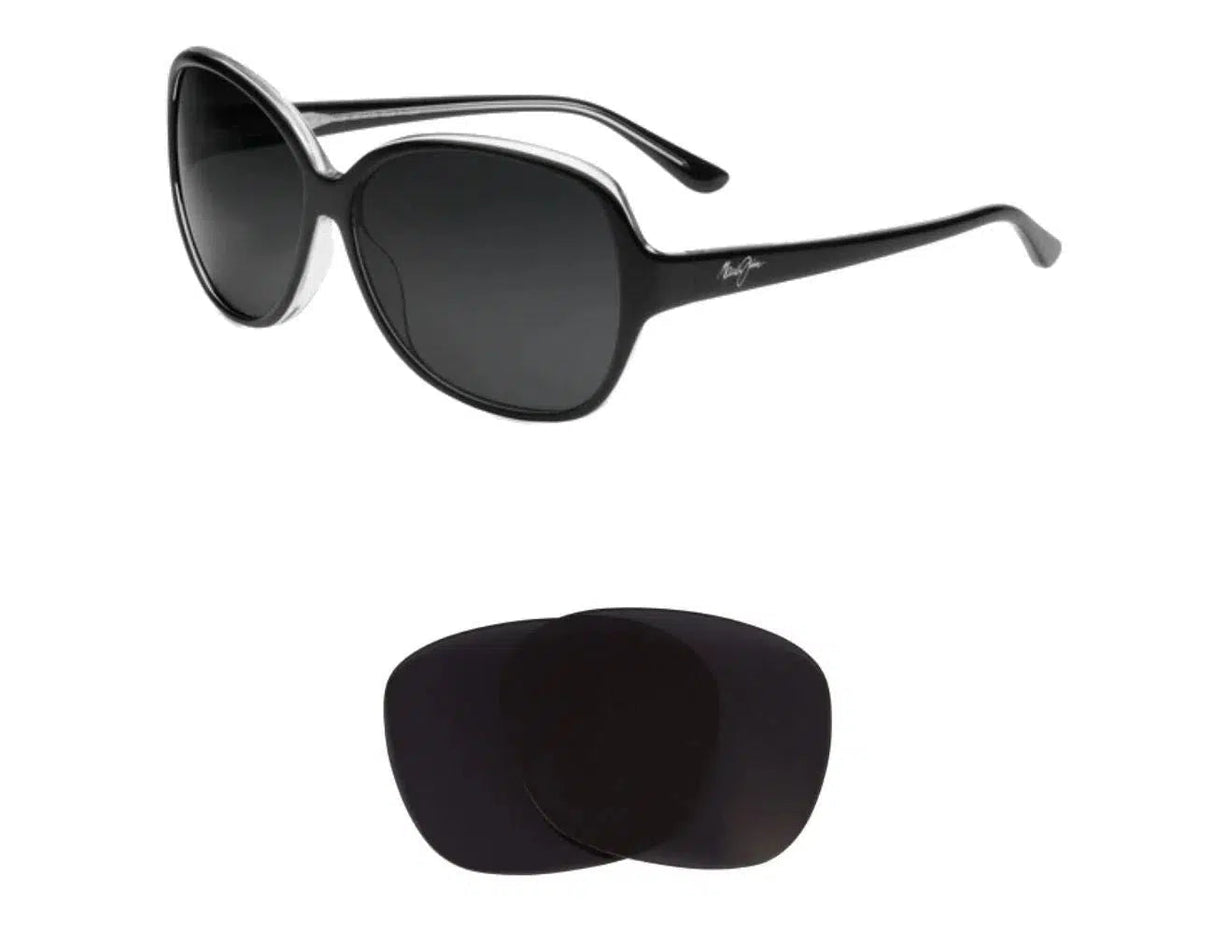 Maui Jim Maile MJ294-Replacement Lenses-Volcanic Black-Non-Polarized-Seek Optics
