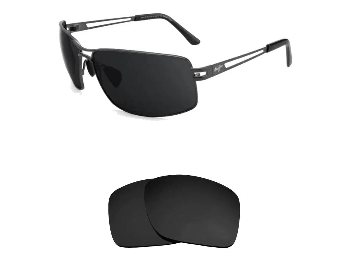 Maui Jim Manu MJ276-Replacement Lenses-Volcanic Black-Non-Polarized-Seek Optics