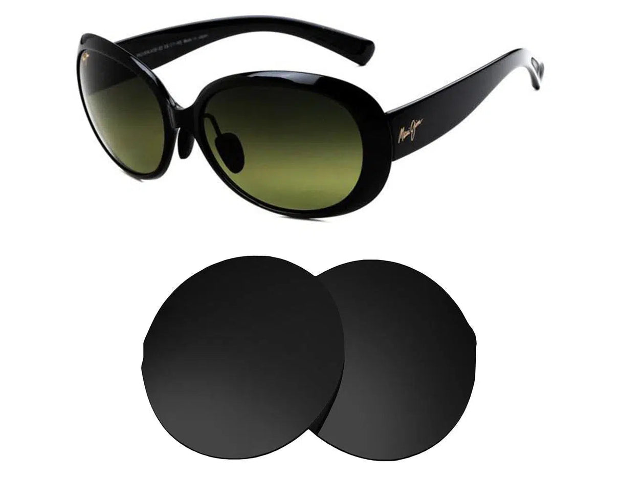 Maui Jim Nakihu MJ436-Replacement Lenses-Volcanic Black-Non-Polarized-Seek Optics