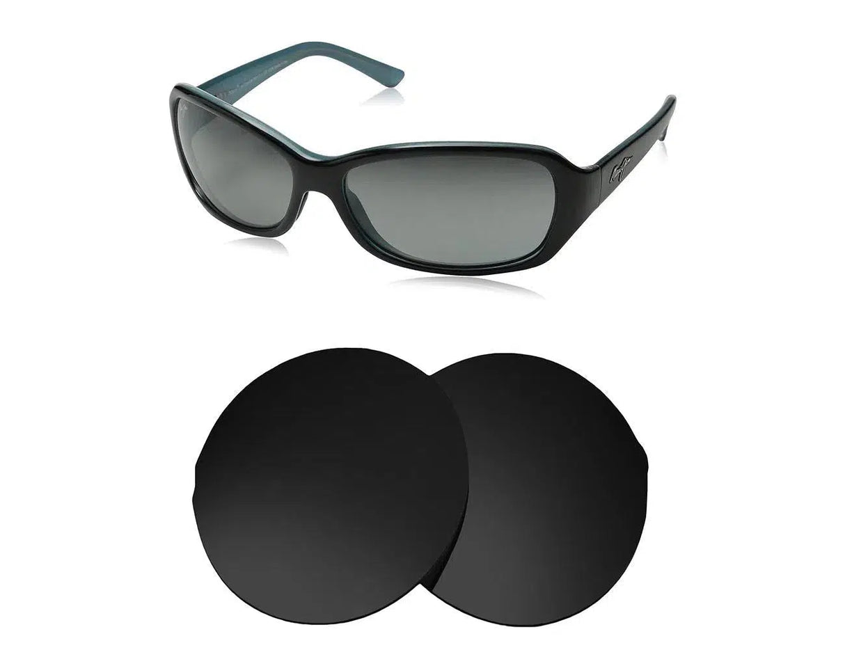 Maui Jim Pearl City MJ214-Replacement Lenses-Volcanic Black-Non-Polarized-Seek Optics