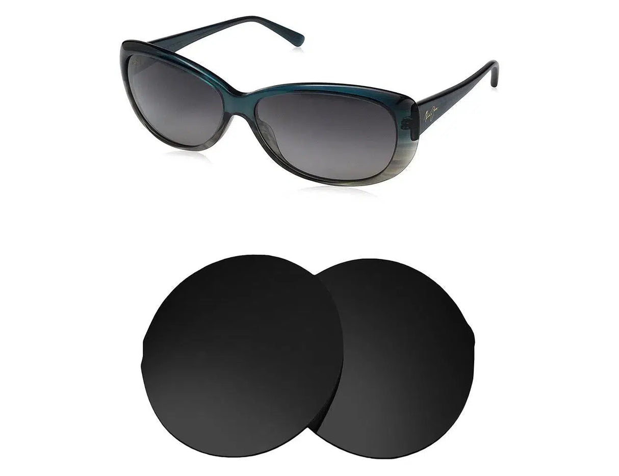 Maui Jim Pikake MJ290-Replacement Lenses-Volcanic Black-Non-Polarized-Seek Optics