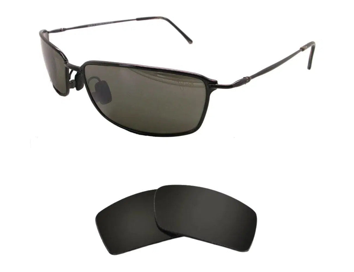 Maui Jim Pono MJ102-Replacement Lenses-Volcanic Black-Non-Polarized-Seek Optics