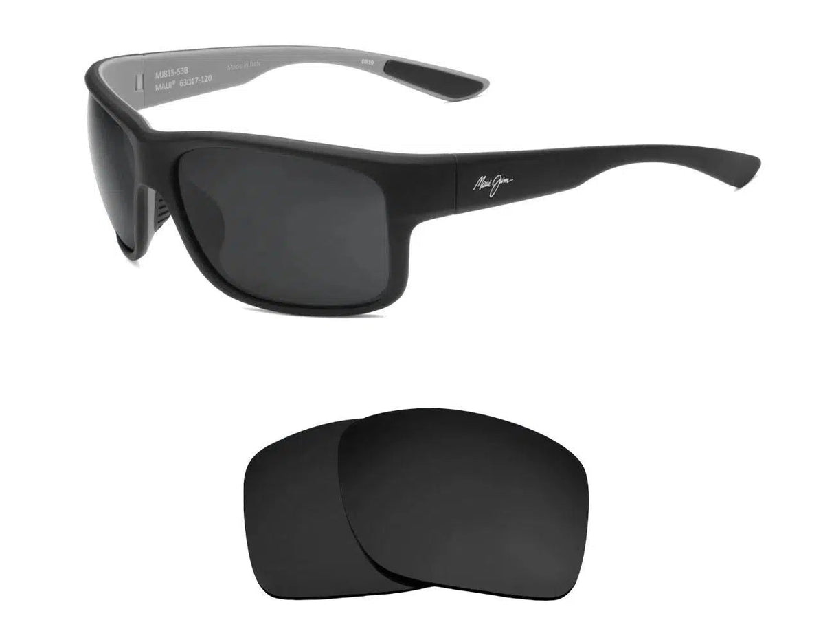 Maui Jim Southern Cross MJ815-Replacement Lenses-Volcanic Black-Non-Polarized-Seek Optics