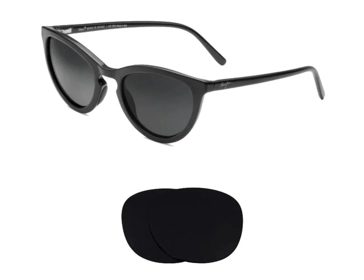 Maui Jim Star Gazing MJ813-Replacement Lenses-Volcanic Black-Non-Polarized-Seek Optics