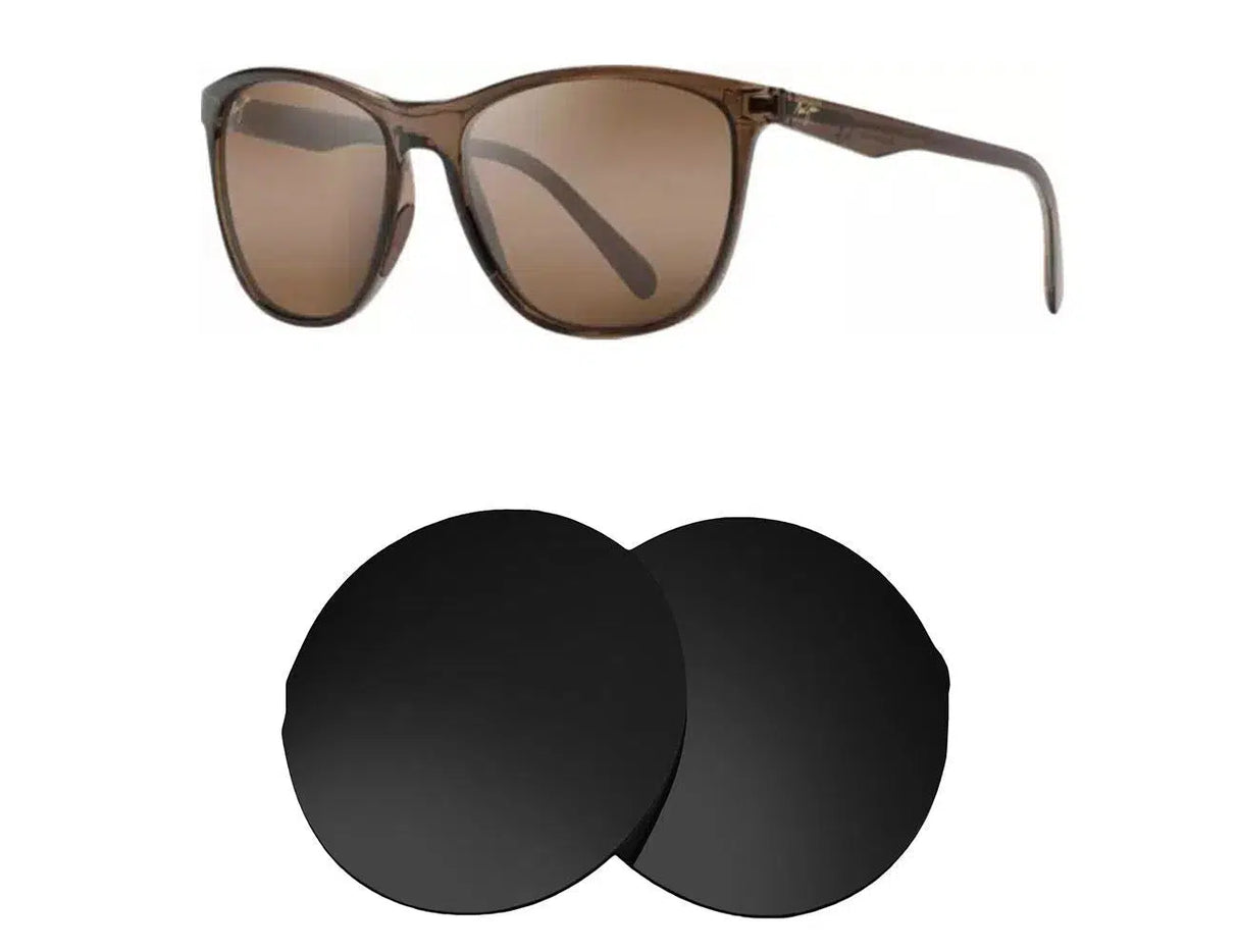 Maui Jim Sugar Cane MJ783-Replacement Lenses-Volcanic Black-Non-Polarized-Seek Optics